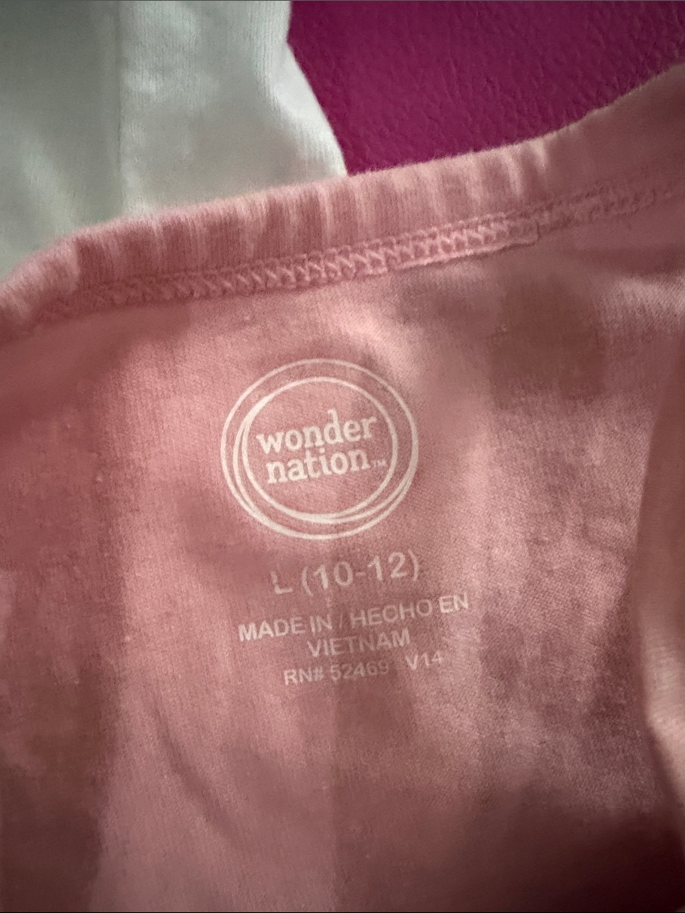 wonder nation White Girls Sleeveless Tank Top - Picture 3 of 4